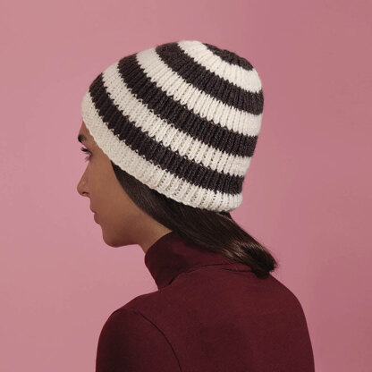 Easy Beanie Hat - Free Knitting Pattern in Paintbox Yarns Simply Aran