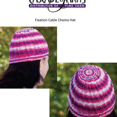 Cabled Chemo Cap in Cascade Fixation - FW153 - Free PDF