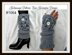 1064- GREY Legwarmers & Texting Gloves