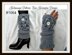 1064- GREY Legwarmers & Texting Gloves