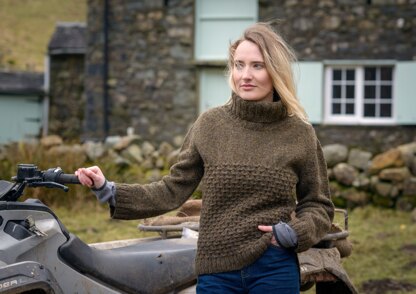 Blea Rock Sweater in The Fibre Co. Lore - Downloadable PDF