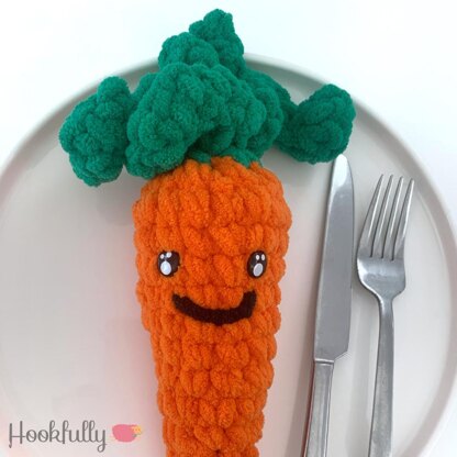 Carrot amigurumi toy