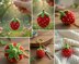 Crochet Strawberry Keychain Pattern – PDF + Video Tutorial