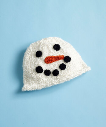 Snowman Hat in Lion Brand Holiday Homespun - 90147AD