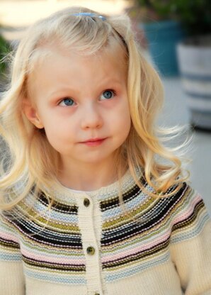 Playful Stripes Cardigan