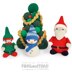 XMAS Scene - Christmas Tree Santa Clause Snowman & Elf Gnome - Amigurumi Crochet - FROGandTOAD Créations