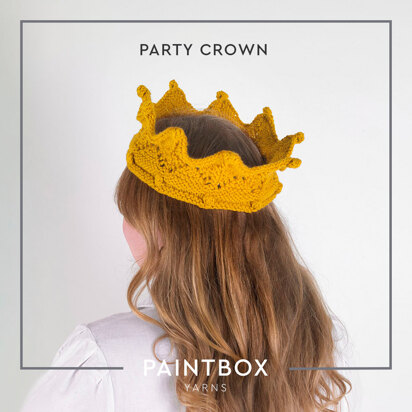 Party Crown - Free Knitting Pattern for Kids & Adults in Paintbox Yarns Simply Aran by Paintbox Yarns - knitting pattern