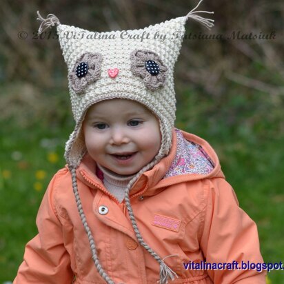 Hooty Owl Earflap Hat