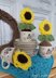 Upcycled Potted Sunflower