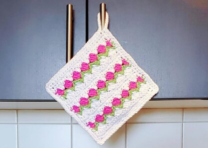 Tulip Stitch Dishcloth