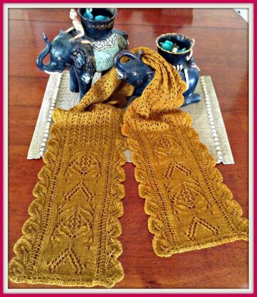 Thailand Memories Knit Lace Scarf