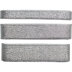Craft Consortium Always & Forever Metallic Ribbon 3m 3/Pkg - Silver; 10mm, 20mm & 25mm