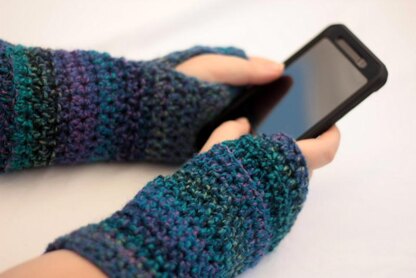 Easy FIngerless gloves