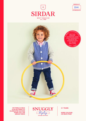 Children's Jacket in Sirdar Snuggly Replay DK - 2541 - Leaflet