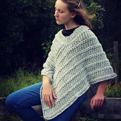 Knit-Me-Not Poncho