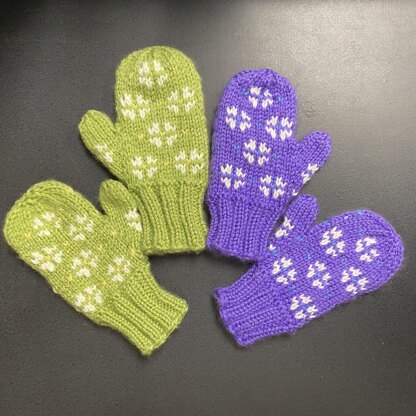 Petit Fleur Mittens