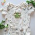 Frog applique crochet