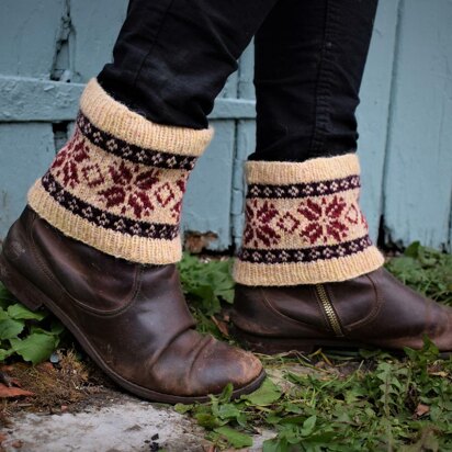 Snowflakes Boot Cuffs