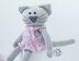 Beads jointed cat doll