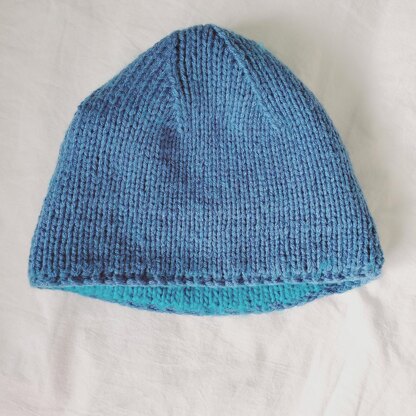 Double Sided Beanie Knitting Pattern