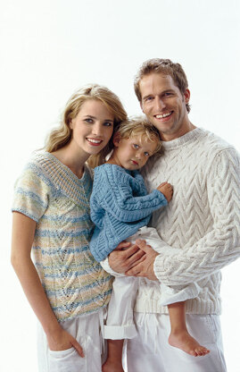 Man’s Sweater with Cables in Schachenmayr Sun City - 6045 - Downloadable PDF