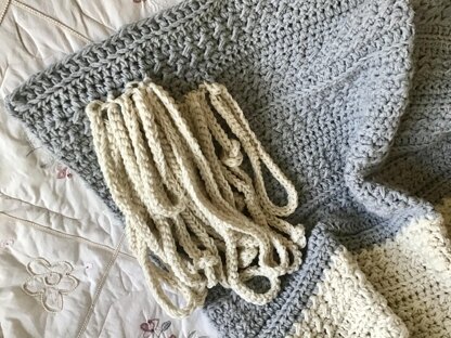 Beginners Crochet Blanket Kit. Easy DIY Crochet Blanket. Boho Blanket  Crochet Pattern by Wool Couture. 