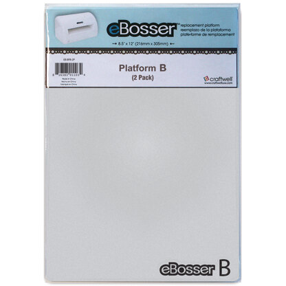 Craftwell eBosser Platform B 8.5"X12" 2/Pkg - 054266