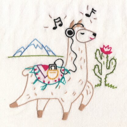 Stitcher's Revolution Llama Drama Embroidery Pattern - SR-31 - Leaflet