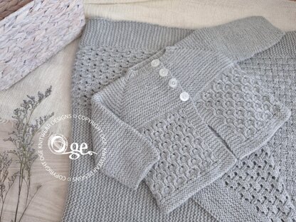 Baby Blanket & Jacket - P156