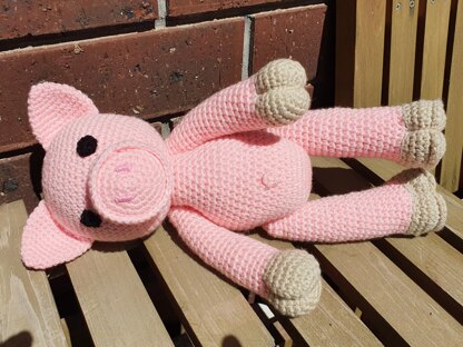 Crochet Pig Soft Toy