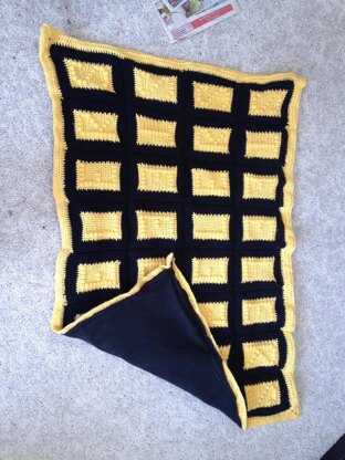 Steelers Inspired Afghan