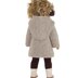 Winter hooded coat for  18 inch dolls, Doll Clothes Knitting Pattern