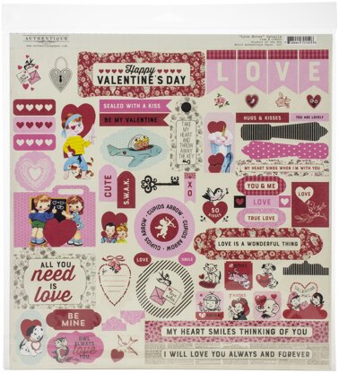Authentique Paper Authentique Collection Kit 12"X12" - Love Notes
