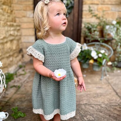 Crochet Dress PATTERN Crochet Tiered Dress baby, Toddler, Child Sizes  english Only -  Canada