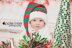 Striped Stocking Cap - Santa or Elf Hat