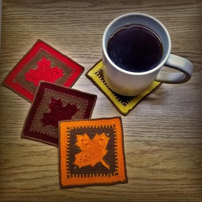 Falling Leaves Coasters