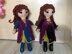 Anna & Kristoff amigurumi doll