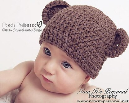 Baby Monkey Beanie Hat Crochet Pattern 106