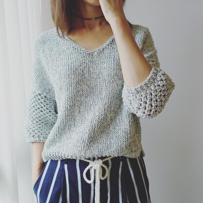 Mesh Sleeve Jumper