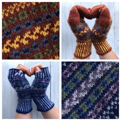 Fair Isle Gloves and Mitts