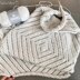 Geometric Eyelet Throw