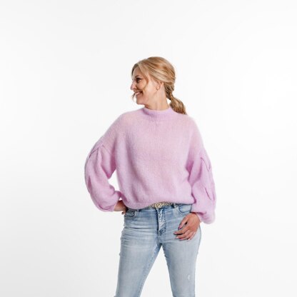 Plait Sleeve Sweater