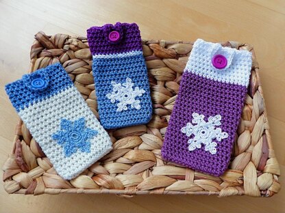 Smartphone Cozy "Snowflake"