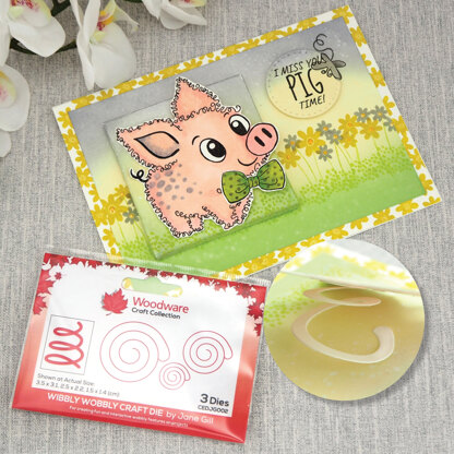 Woodware Wibbly Wobbly Craft Die