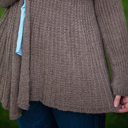 737 Rays Cardigan - Knitting Pattern for Women in Valley Yarns Sunderland 