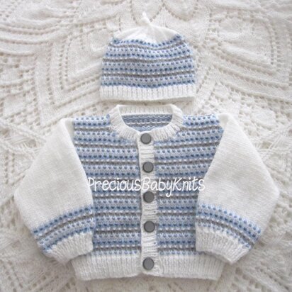 Gabriel Unisex Cardigan And Hat