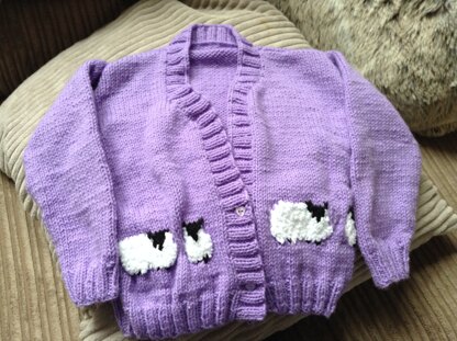 Connie's sheep cardigan