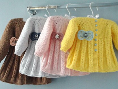 Cables Baby Jacket Knitted Baby Cardigan Baby Sweater Baby Coat