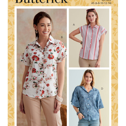 Butterick Damentop B6686 - Schnittmuster