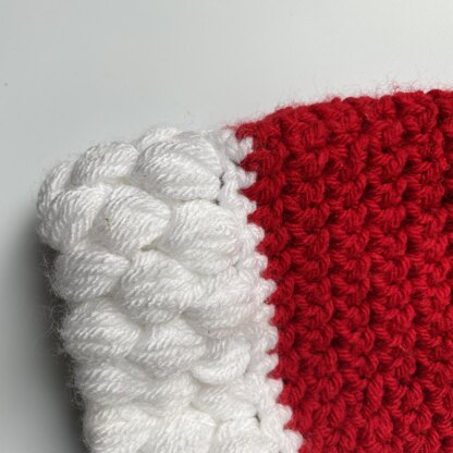 Chunky-'Knit' Santa Hat